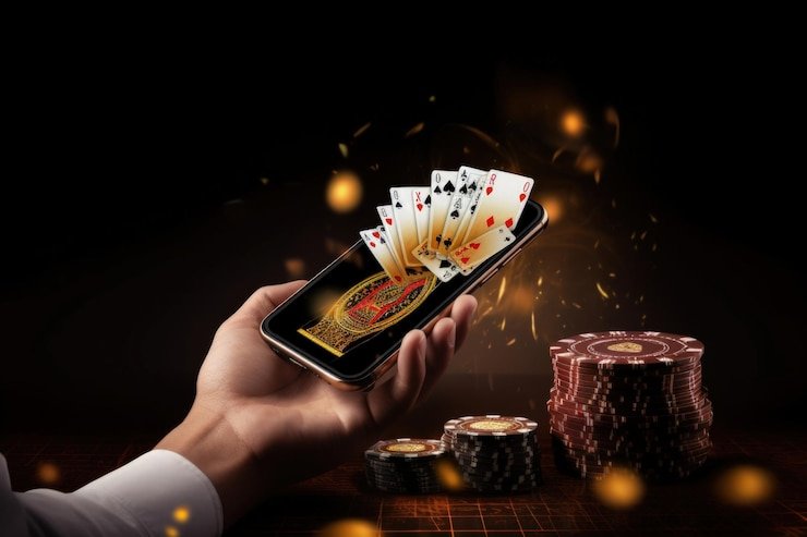 Player hands displayed during live Capsa Susun game on svip4 apk showing card comparison